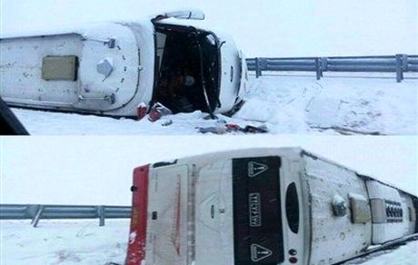 یک اتوبوس دیگر واژگون شد / این بار در تربت حیدریه با ۳۲ زخمی