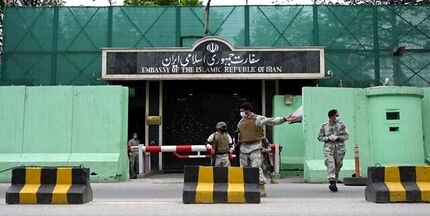 بازداشت ۱۵ نفر از آشوب‌گران مقابل سفارت ایران در کابل
