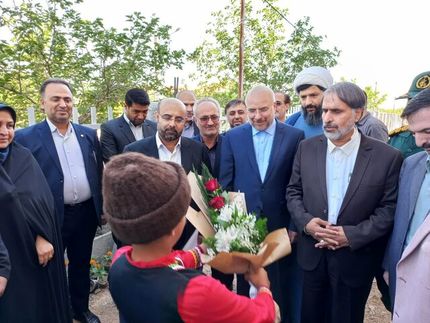قالیباف وارد استان خراسان شمالی شد / بازدید از پروژه‌های صنعتی در اولین گام