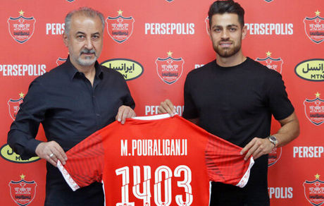تمدید قرارداد پورعلی‌گنجی با پرسپولیس