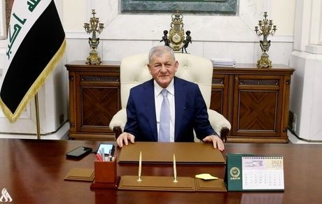 پیام تبریک رئیس جمهور عراق به مسعود پزشکیان