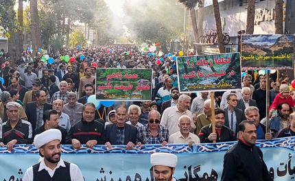 همایش بزرگ پیادهروی خانوادگی در گناباد برگزار شد