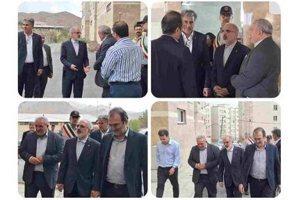 بازدید میدانی مدیرعامل بانک مسکن از روند پیشرفت پروژه ۶۰۰ واحدی غدیر در کوی کوثر اراک
