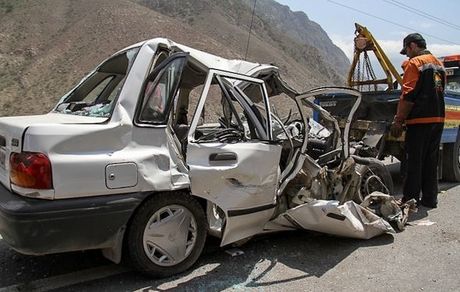 تصادف پراید با گراز منجر به فوت یک نفر شد!