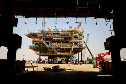 رشد چشمگیر ظرفیت برداشت روزانه گاز در فاز ۱۱ میدان گازی پارس جنوبی بیش از ۲۲ میلیون مترمکعب