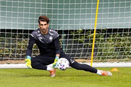 بیرانوند با آنتورپ تمرین کرد/ عکس