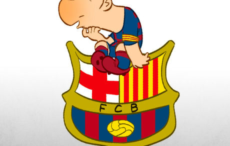 کارتون| مسی خسته از مشکلات باشگاه 