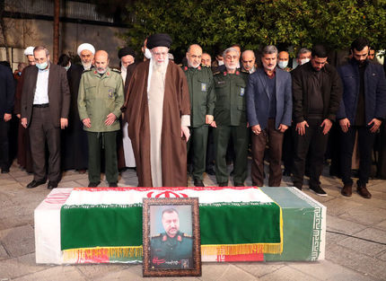 رهبر انقلاب امروز نماز را بر پیکر سردار شهید سید رضی موسوی اقامه خواهندکرد