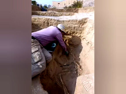 کشف اسکلت مربوط به ۴۳۰۰ پیش از میلاد در چشمه علی ری