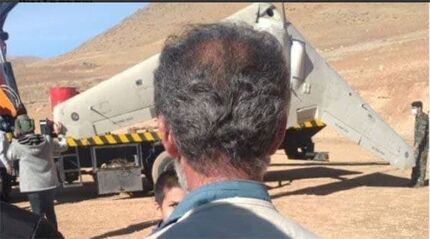 سقوط پهپادی شبیه پهپاد ایرانی سیمرغ و آمریکایی RQ-۱۷۰  در روستای میهه
