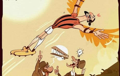 کارتون| زلاتان به جای راه رفتن پرواز می‌کند