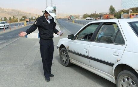 استمرار محدودیت‌های کرونایی تردد در جاده‌ها