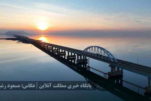 جدیدترین تصویر ماهواره‌ای از دریاچه‌ ارومیه / عکس
