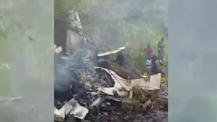 جان باختن ۱۵ نفر در حادثه سقوط هواپیمای مسافربری کوچک در سودان 