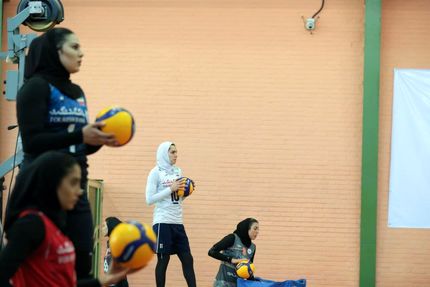 اردوی دوم انتخابی تیم ملی والیبال بانوان آغاز شد