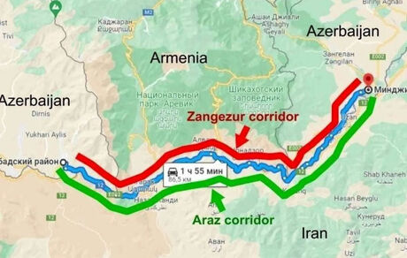 «کریدور زنگزور»، مسیر ترامپ شد! / توافق جمهوری آذربایجان و ارمنستان برای واگذاری ۹۹ ساله یک راه مهم به آمریکا!