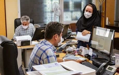 جزئیات نحوه دورکاری و کاهش حضور کارکنان در مناطق با وضعیت هشدار