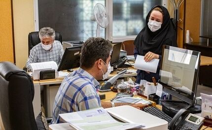 جزئیات نحوه دورکاری و کاهش حضور کارکنان در مناطق با وضعیت هشدار