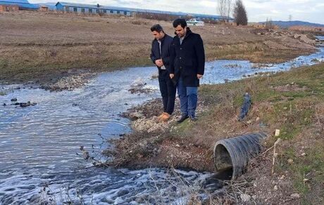 ورود دادستان نمین به آلودگی رودخانه قره‌سو