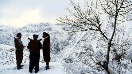 ارتفاع ۲۸ سانتی‌متر برف در زرینه دیواندره استان کردستان