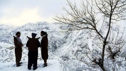 ارتفاع ۲۸ سانتی‌متر برف در زرینه دیواندره استان کردستان