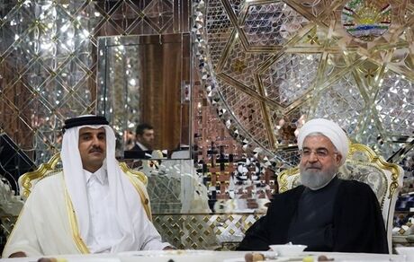 روحانی در نشست خبری مشترک با شیخ تمیم:‌ در کنار قطر خواهیم بود