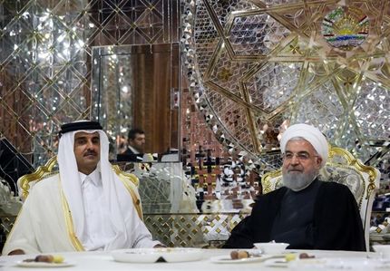روحانی در نشست خبری مشترک با شیخ تمیم:‌ در کنار قطر خواهیم بود