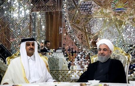 روحانی در نشست خبری مشترک با شیخ تمیم:‌ در کنار قطر خواهیم بود