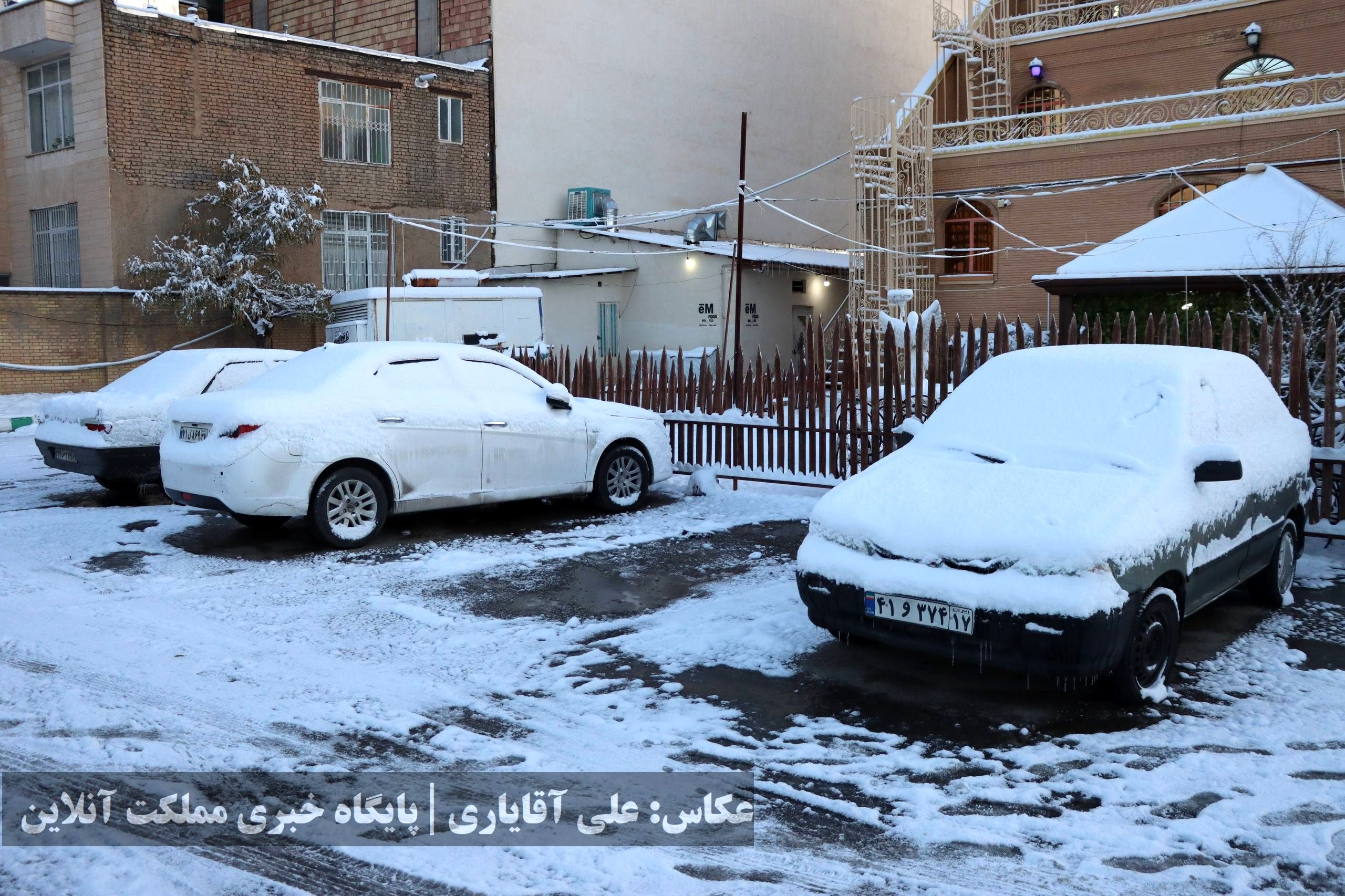 بارش برف در ارومیه