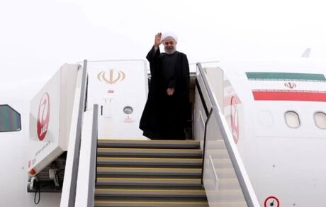 
روحانی توکیو را به مقصد تهران ترک کرد
