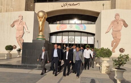 وزیر ورزش از ورزشگاه آزادی بازدید کرد