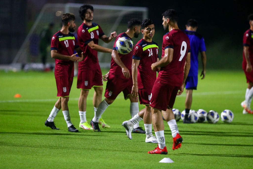تیم ملی، اولین تمرین خود را در قطر برگزار کرد