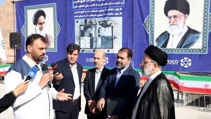 با حضور رئیسی، اجرای مرحله دوم انتقال آب از دریای عمان به اصفهان آغاز شد