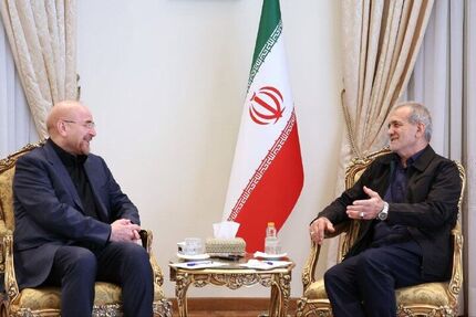 دیدار رئیس مجلس با رئیس جمهور منتخب