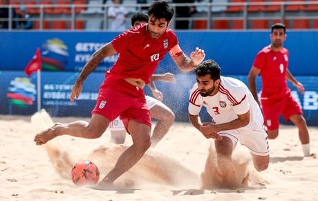 برد پرگل تیم ملی فوتبال ساحلی مقابل امارات