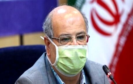 زالی: آمار مبتلایان تهرانی به کرونا با شیبی ملایم رو به افزایش است