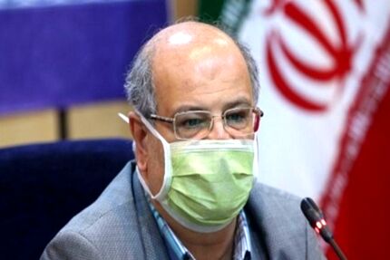 زالی: آمار مبتلایان تهرانی به کرونا با شیبی ملایم رو به افزایش است