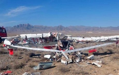 سقوط مرگبار هواپیما در کاشمر/۲ نفر کشته شدند