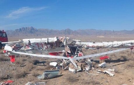 سقوط مرگبار هواپیما در کاشمر/۲ نفر کشته شدند
