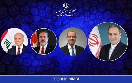 رایزنی عراقچی با وزیران امور خارجه ترکیه، عراق و مصر