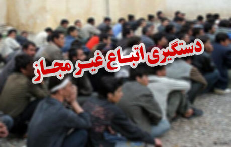 دستگیری ۲۴۸ تبعه بیگانه در زهک استان سیستان و بلوچستان
