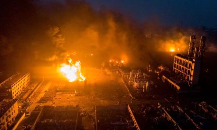 پنج کشته و مفقود در انفجار کارخانه‌ای در چین