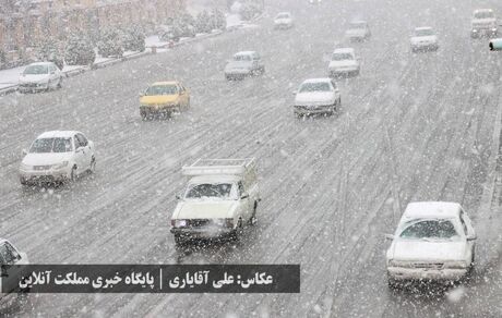 برف و باران در جاده‌های ۲۸ استان کشور