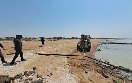 خط لوله انتقال سوخت قاچاق در جزیره قشم کشف شد