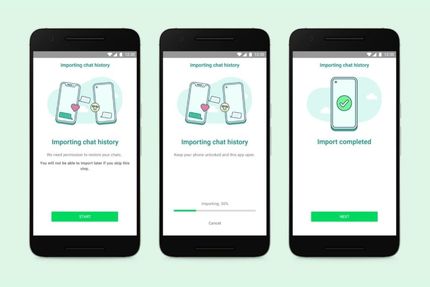 امکان انتقال چت‌های واتس‌اپ بین اندروید و iOS ممکن شد