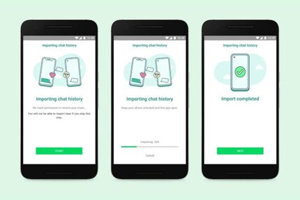 امکان انتقال چت‌های واتس‌اپ بین اندروید و iOS ممکن شد