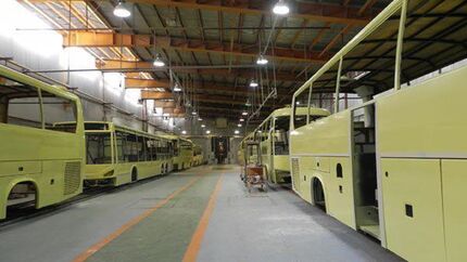 تولید تنها ۵۸۰ دستگاه اتوبوس در سال جاری