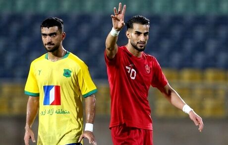 برد پرسپولیس در بازی تدارکاتی مقابل صنعت نفت