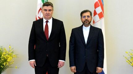 تسلیم استوارنامه سفیر جدید ایران به رئیس جمهور کروواسی