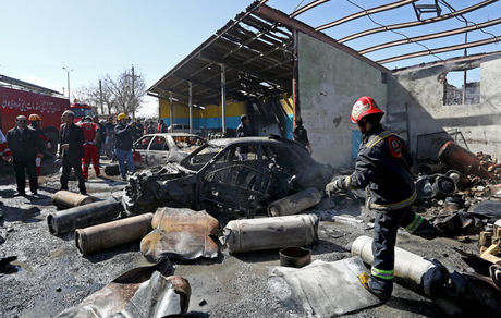 نشت گاز عامل انفجار مرکز معاینه فنی همدان اعلام شد